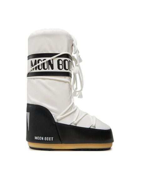 Moon Boot Śniegowce Mb Icon Nylon 80D1400440 Biały. Białe śniegowce damskie Moon Boot, z materiału, bez zapięcia. Za 579.99 zł.
