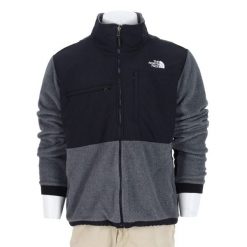 Second life - The North Face kurtka polarowa męska Denali - Stan bardzo dobry. Szare kurtki męskie The North Face, l, bez wzorów, z materiału, sportowe, bez kaptura. Za 255.56 zł.