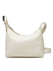 Calvin Klein Torebka Hardware Strap Medium Crossbody K60K613028 Biały. Białe listonoszki damskie Calvin Klein, bez wzorów, ze skóry, bez dodatków. Za 289.99 zł.