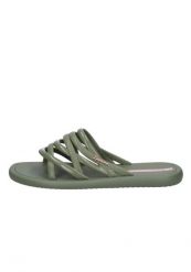 Klapki damskie Ipanema Meu Sol Slide. Zielone klapki damskie Ipanema, na lato, bez wzorów, z materiału, sportowe, bez obcasa, bez zapięcia. Za 123.00 zł.