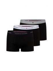 Tommy Hilfiger Obcisłe bokserki pakowane po 3 szt. Mężczyźni Bawełna czarny, S/M. Czarne bokserki męskie Tommy Hilfiger, bez wzorów, z bawełny. Za 179.95 zł.