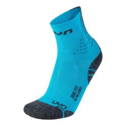 Skarpety do biegania LADY RUN FIT SOCKS r.39-40. Niebieskie skarpetki damskie UYN, bez wzorów. Za 69.99 zł.