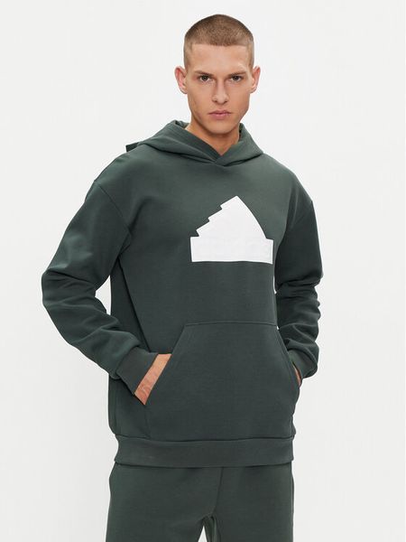 Adidas Bluza Future Icons IN3324 Zielony Regular Fit. Zielone bluzy męskie Adidas, m, bez wzorów, z bawełny, bez ramiączek, bez kaptura. Za 169.99 zł.