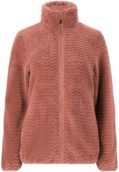 Bluza polarowa damska Whistler Matra. Brązowe bluzy damskie Whistler, bez wzorów, z materiału, bez ramiączek, bez kaptura. Za 171.99 zł.