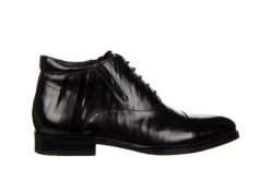 Trzewiki John Doubare H35B-52-183 Black 104235, Czarny, Skóra naturalna - 45. Czarne botki męskie John Doubare, na zimę, bez wzorów, z gumy, bez obcasa, bez zapięcia. W wyprzedaży za 449.10 zł.