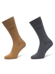 BOSS Skarpety długie 50516616 Kolorowy. Skarpety męskie Boss, bez wzorów, z bawełny. Za 69.99 zł.