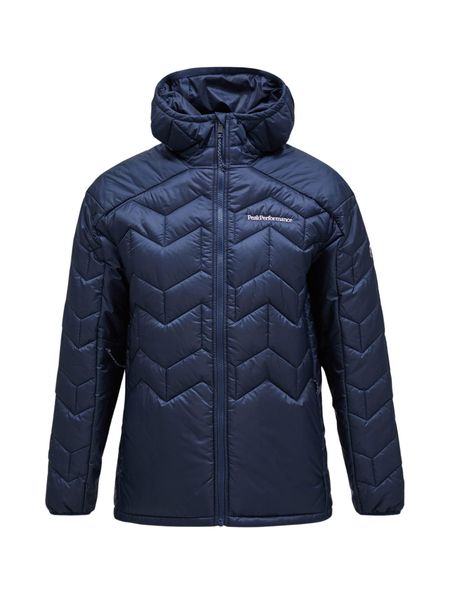 Kurtka Peak Performance męska Elevate Liner Hood granatowa. Niebieskie kurtki męskie Peak Performance, l, bez wzorów, z puchu, eleganckie, bez kaptura. Za 954.95 zł.