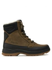 Kimberfeel Trapery Nolan Khaki. Brązowe buty zimowe męskie Kimberfeel, bez wzorów, ze skóry, bez obcasa, bez zapięcia. Za 629.99 zł.