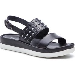 Sandały LASOCKI WI16-4808-03. Czarne sandały damskie Lasocki, bez wzorów, ze skóry, bez obcasa, bez zapięcia. Za 129.99 zł.