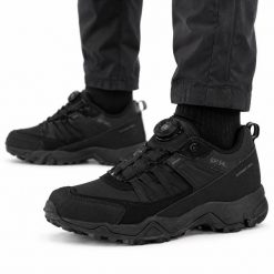 Buty męskie sportowe trekkingowe DK SPIDER SOFTSHELL. Czarne trekkingi męskie DK, z materiału, bez zapięcia. Za 239.00 zł.