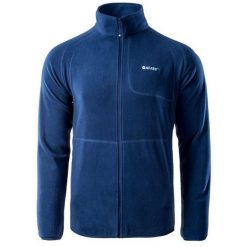 Polar męski Hi-Tec Camolin - niebieski, Rozmiar XL. Niebieskie bluzy sportowe męskie Hi-tec, m, bez wzorów, z materiału, bez kaptura. Za 89.99 zł.