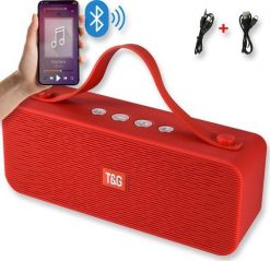 Głośnik T&G GŁOŚNIK BLUETOOTH BEZPRZEWODOWY PRZENOŚNY MOBILNY FM BT USB RADIO MP3 TWS TG521. Głośniki przenośne T&G. Za 49.99 zł.