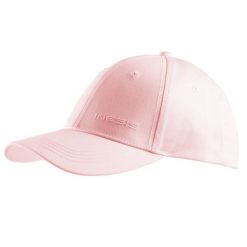 Czapka z daszkiem do golfa Inesis MW500. Brązowe czapki damskie INESIS, bez wzorów, z bawełny, sportowe. Za 29.99 zł.