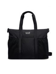 EA7 Emporio Armani Torebka 7W001196 AF22279 UC001 Czarny. Czarne shopperki damskie EA7 Emporio Armani, bez wzorów, z materiału, bez dodatków. Za 571.99 zł.
