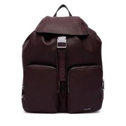 Plecak Calvin Klein. Czerwone plecaki damskie Calvin Klein, bez wzorów. Za 649.99 zł.