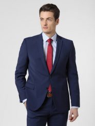 Finshley & Harding marynarka od garnituru modułowego Mężczyźni Modern Fit niebieski, 98. Niebieskie garnitury męskie Finshley & Harding, m, bez wzorów, z materiału, bez kołnierzyka, bez ramiączek. Za 999.95 zł.