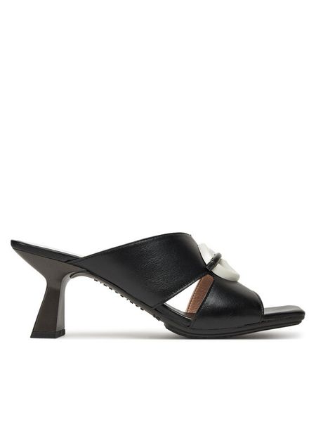 Hispanitas Klapki Danielle HV253875 Czarny. Czarne klapki damskie Hispanitas, bez wzorów, ze skóry, bez obcasa, bez zapięcia. Za 359.99 zł.