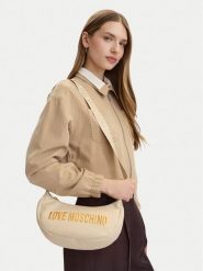 LOVE MOSCHINO Torebka JC4245PP0OKD0110 Beżowy. Brązowe listonoszki damskie Love Moschino, bez wzorów, ze skóry, bez dodatków. Za 487.99 zł.