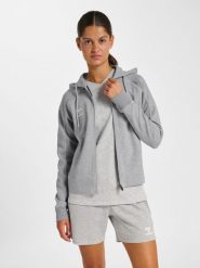 Damska bluza dresowa z kapturem Hummel Move 2.0. Niebieskie bluzy damskie Hummel, l, bez wzorów, z bawełny, klasyczne, bez ramiączek, z kapturem. Za 297.55 zł.