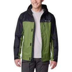 Kurtka uniwersalna męska Columbia Pouring Adventure Ii. Zielone kurtki sportowe męskie Columbia, l, bez wzorów, z kapturem. Za 364.99 zł.