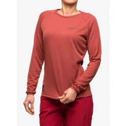 Bluza rowerowa damska Rocday Patrol. Czerwone bluzy damskie ROCDAY, bez wzorów, sportowe, bez ramiączek, bez kaptura. Za 156.99 zł.
