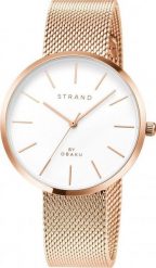 Zegarek Strand Zegarek damski Strand S700LXVIMV różowe złoto. Czerwone zegarki damskie Strand, złote. Za 240.00 zł.