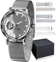 Zegarek damski Vostok Europe NH38A-515A765B srebrny. Szare zegarki damskie Vostok Europe, srebrne. Za 2,250.00 zł.