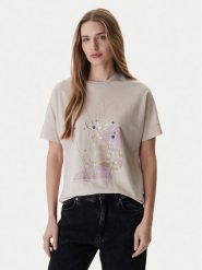 ONLY T-Shirt Jany 15356044 Szary Regular Fit. Szare t-shirty damskie ONLY, l, bez wzorów, z syntetyku, bez kołnierzyka, bez ramiączek. Za 99.99 zł.