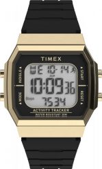 Zegarek Timex Zegarek męski Timex TW5M60900 czarny. Czarne zegarki męskie Timex, bez wzorów. Za 341.00 zł.