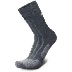 Skarpety trekkingowe męskie Meindl MT6 Lady z wełną Merino. Szare skarpety męskie MEINDL, bez wzorów, z materiału. Za 109.90 zł.
