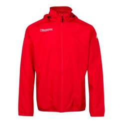 Kurtka Kappa Martio. Czerwone kurtki męskie Kappa, xl, bez wzorów, z materiału, klasyczne, bez kaptura. Za 268.50 zł.
