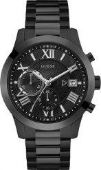 Zegarek męski Guess W0668G5 czarny. Czarne zegarki męskie Guess, z aplikacjami. Za 1,314.70 zł.