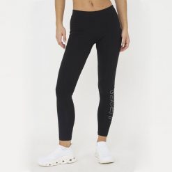 Legginsy Damskie LEGEA Levery Czarne. Czarne legginsy damskie Legea, bez wzorów, z bawełny. Za 68.00 zł.