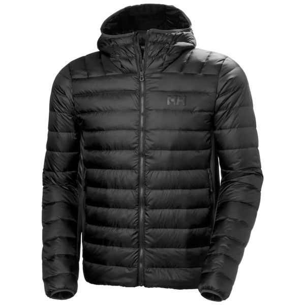 Kurtka z kapturem Helly Hansen Verglas Down Hybrid 2.0. Czarne kurtki męskie Helly Hansen, l, bez wzorów, z elastanu, z kapturem. Za 872.00 zł.