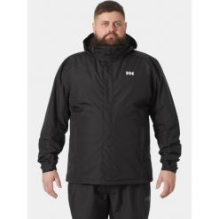 Kurtka przeciwdeszczowa męska Helly Hansen DUBLINER INSULATED. Czarne kurtki męskie Helly Hansen, m, bez wzorów, z syntetyku, sportowe, bez kaptura. Za 583.20 zł.