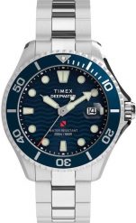 Zegarek Timex Timex Deepwater TW2W81900 Zegarek męski 44 mm. Zegarki męskie Timex, bez wzorów. Za 943.99 zł.
