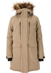 Parka dla kobiet Whistler Bluff Pro. Brązowe parki damskie Whistler, na zimę, l, bez wzorów, z materiału, bez kaptura. Za 422.00 zł.