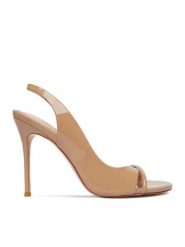 Eva Minge Sandały EO-TALIA-LT1022-201 Beżowy. Brązowe sandały damskie Eva Minge, bez wzorów, ze skóry, bez obcasa, na szpilce, bez zapięcia. Za 449.99 zł.