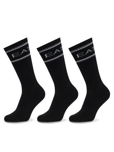 EA7 Emporio Armani Skarpety długie 7X000381 AF18572 MC419 Czarny. Czarne skarpety męskie EA7 Emporio Armani, bez wzorów, z bawełny. Za 159.99 zł.