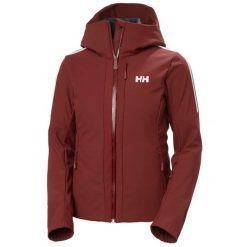 Damska kurtka narciarska 3 w 1 Helly Hansen Avanti. Czerwone kurtki sportowe damskie Helly Hansen, na zimę, bez wzorów, bez ramiączek, bez kaptura, narciarskie. W wyprzedaży za 1,646.50 zł.