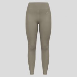 Legginsy damskie Odlo ASCENT MEDIUM SUPPORT Tights. Zielone legginsy damskie ODLO, bez wzorów, z materiału. Za 271.99 zł.