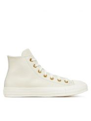 Converse Trampki Chuck Taylor All Star Gold A12760C Beżowy. Brązowe trampki i tenisówki damskie Converse, bez wzorów, ze skóry, bez zapięcia. Za 259.99 zł.
