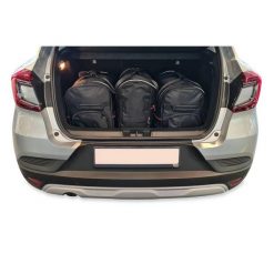 Torby Do Bagażnika Renault Captur 2019+ 3Szt Kjust. Czarne torby podróżne damskie KJUST, bez wzorów. Za 944.00 zł.