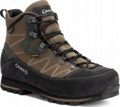 Buty trekkingowe męskie Aku M'S TREKKER LITE III WIDE GTX, dark brown/ anthracite, 42.5. Brązowe trekkingi męskie Aku, bez zapięcia. Za 687.87 zł.