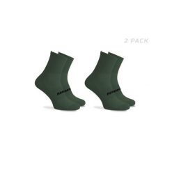 Skarpetki rowerowe unisex Rogelli Essential 2 pary. Zielone skarpety męskie Rogelli, bez wzorów. W wyprzedaży za 46.00 zł.