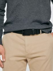 Pasek męskie skórzany czarny buselt 906. Czarne paski męskie BIG STAR, z jeansu, eleganckie. Za 159.99 zł.