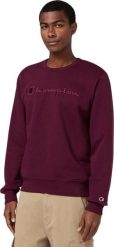 Champion Bluza męska Crewneck Sweatshirt bordowa 220272 RS522 M. Czerwone bluzy męskie Champion, m, bez wzorów, bez ramiączek, bez kaptura. Za 346.44 zł.