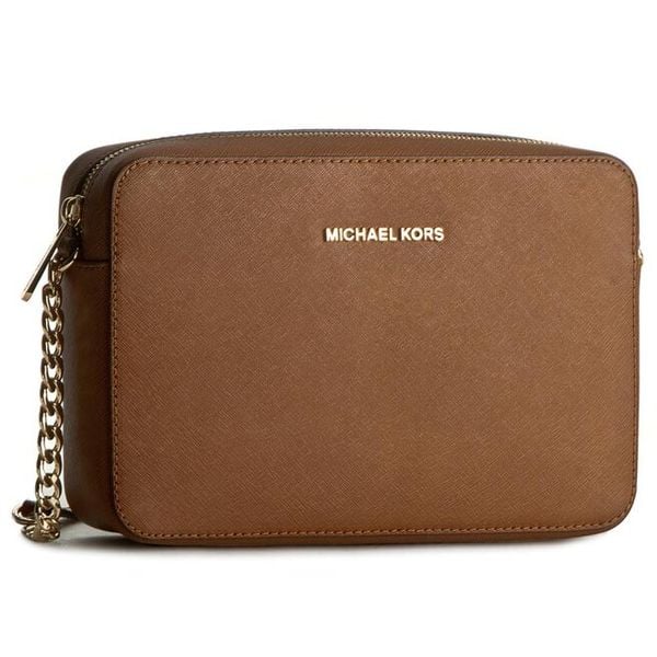 Torebka MICHAEL Michael Kors. Brązowe listonoszki damskie MICHAEL Michael Kors, bez wzorów, bez dodatków. Za 619.99 zł.