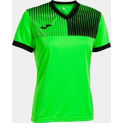 T-shirt damski Joma Eco Supernova Fluor Zielony-Czarny S. Czarne t-shirty damskie Joma, s, bez wzorów, z poliesteru, sportowe, bez kołnierzyka, bez ramiączek. Za 176.99 zł.