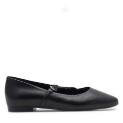 Baleriny Lasocki. Czarne balerinki damskie Lasocki, bez wzorów, bez obcasa, bez zapięcia. Za 159.99 zł.